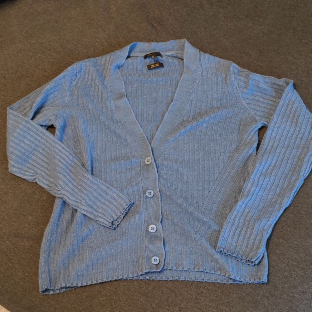 100% linen cardigan